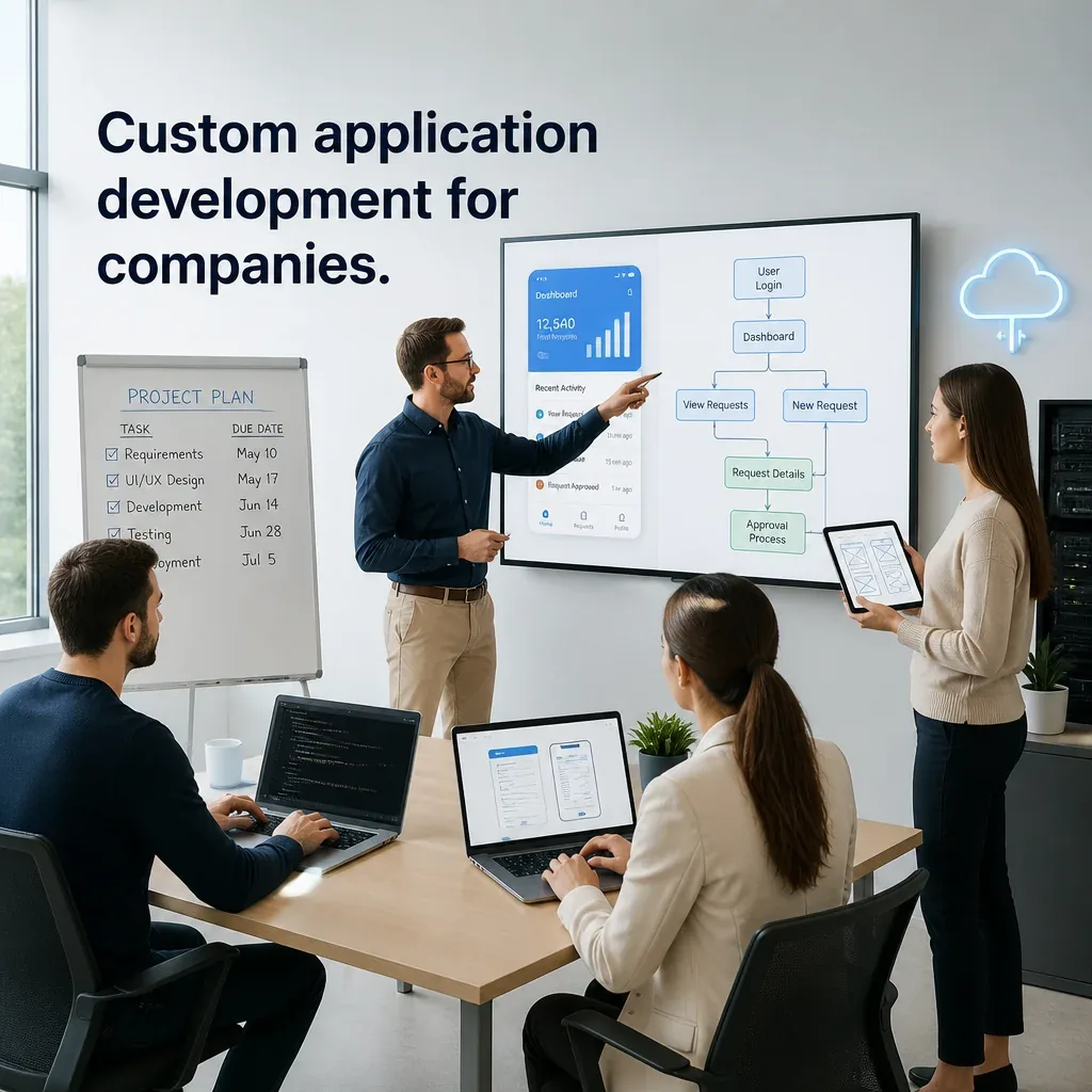Diagram poslovnega modela AppGDev za razvoj aplikacij